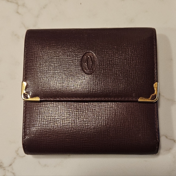 Cartier LIKE NEW Kisslock Wallet